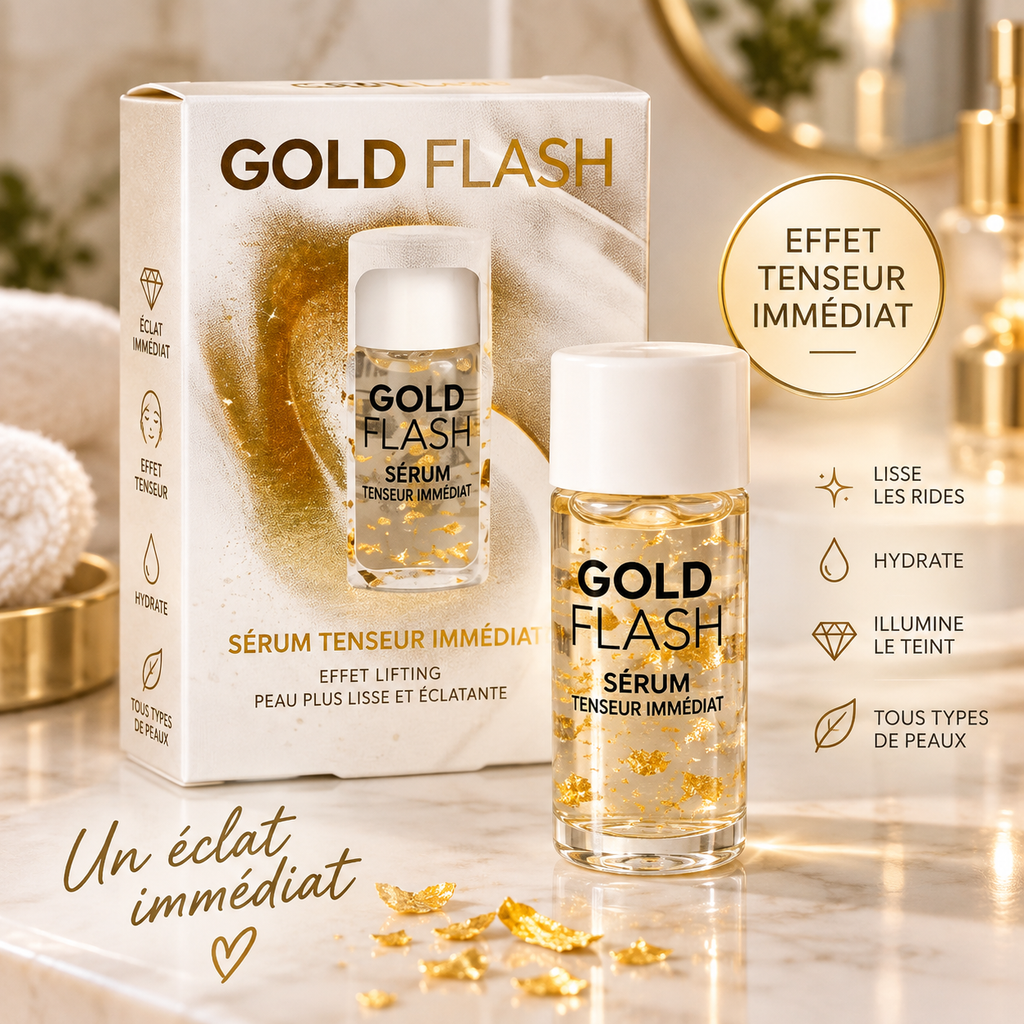 GOLD FLASH – Sérum Tenseur Immédiat