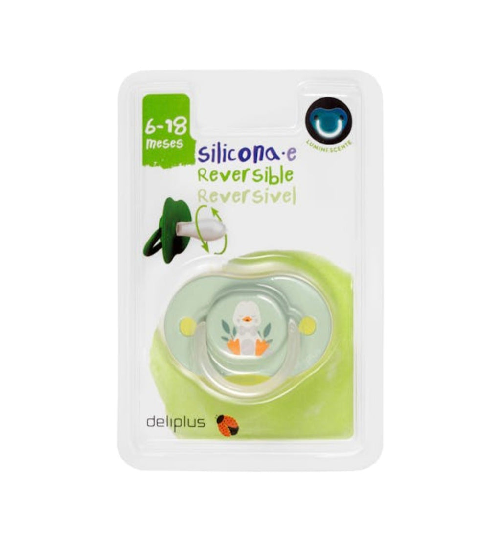 Sucette bébé réversible en silicone – 6 à 18 mois
