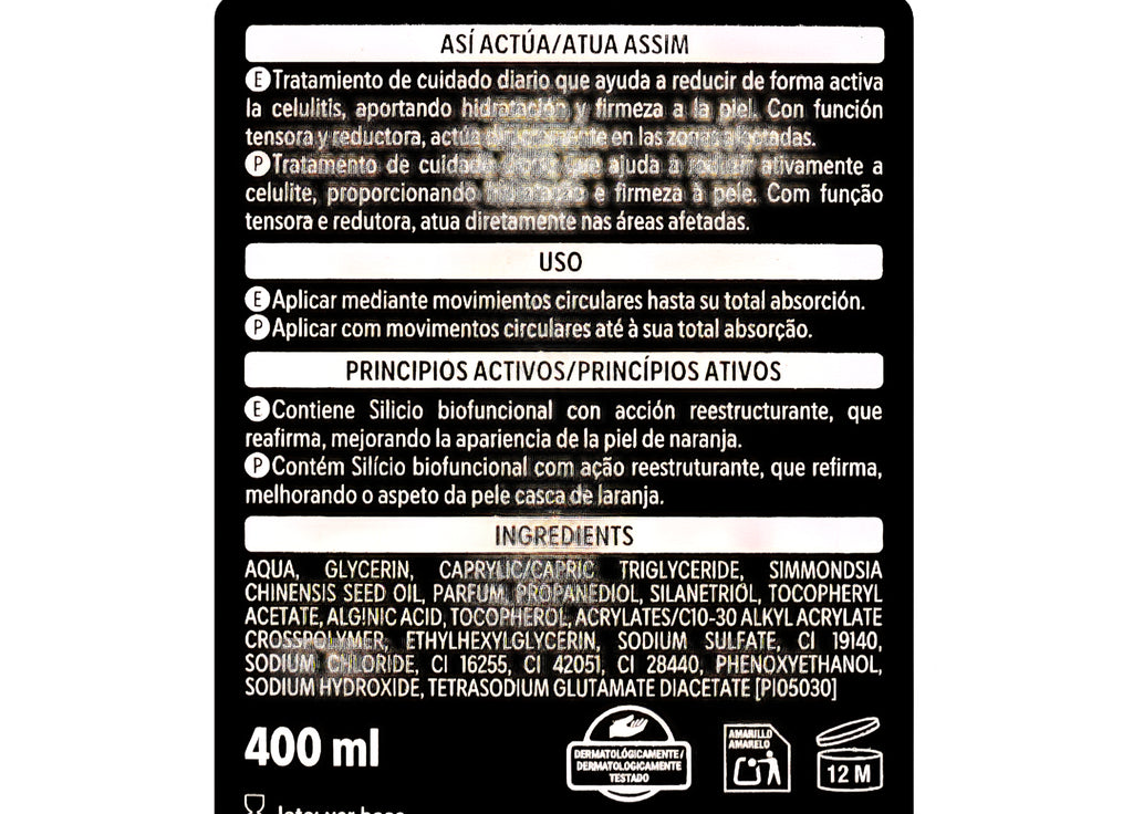 Crème Anticellulite Raffermissante