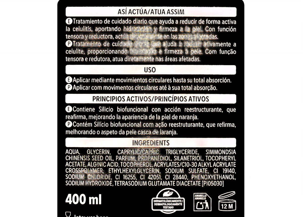 Crème Anticellulite Raffermissante