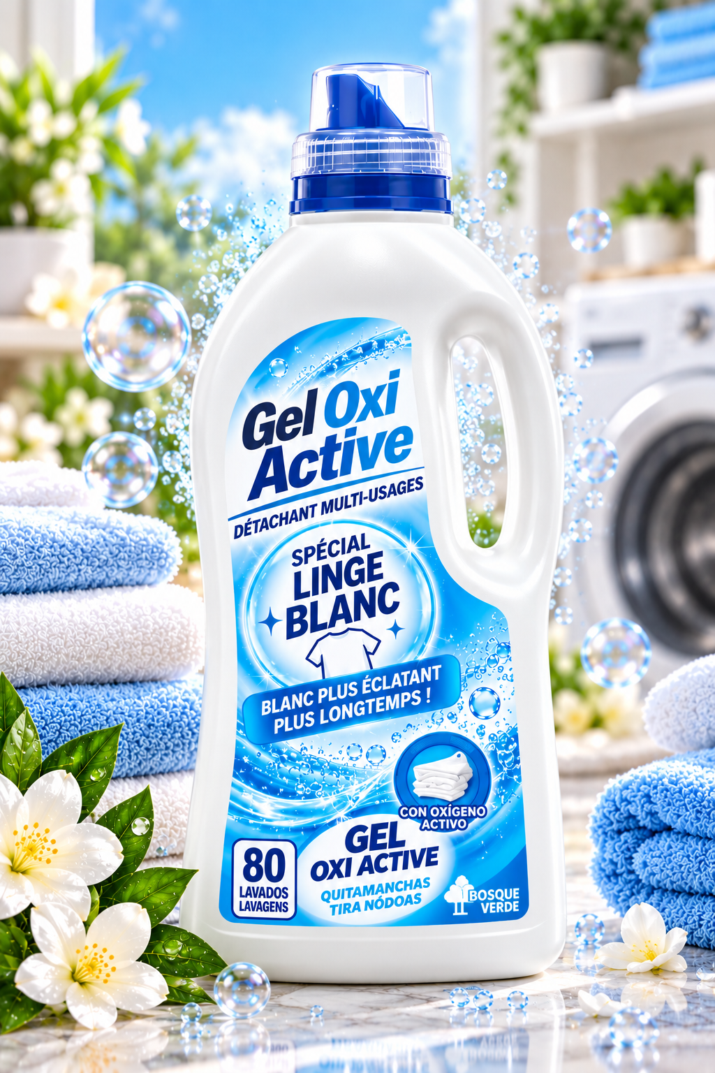 Gel Oxi Active – Spécial linge blanc