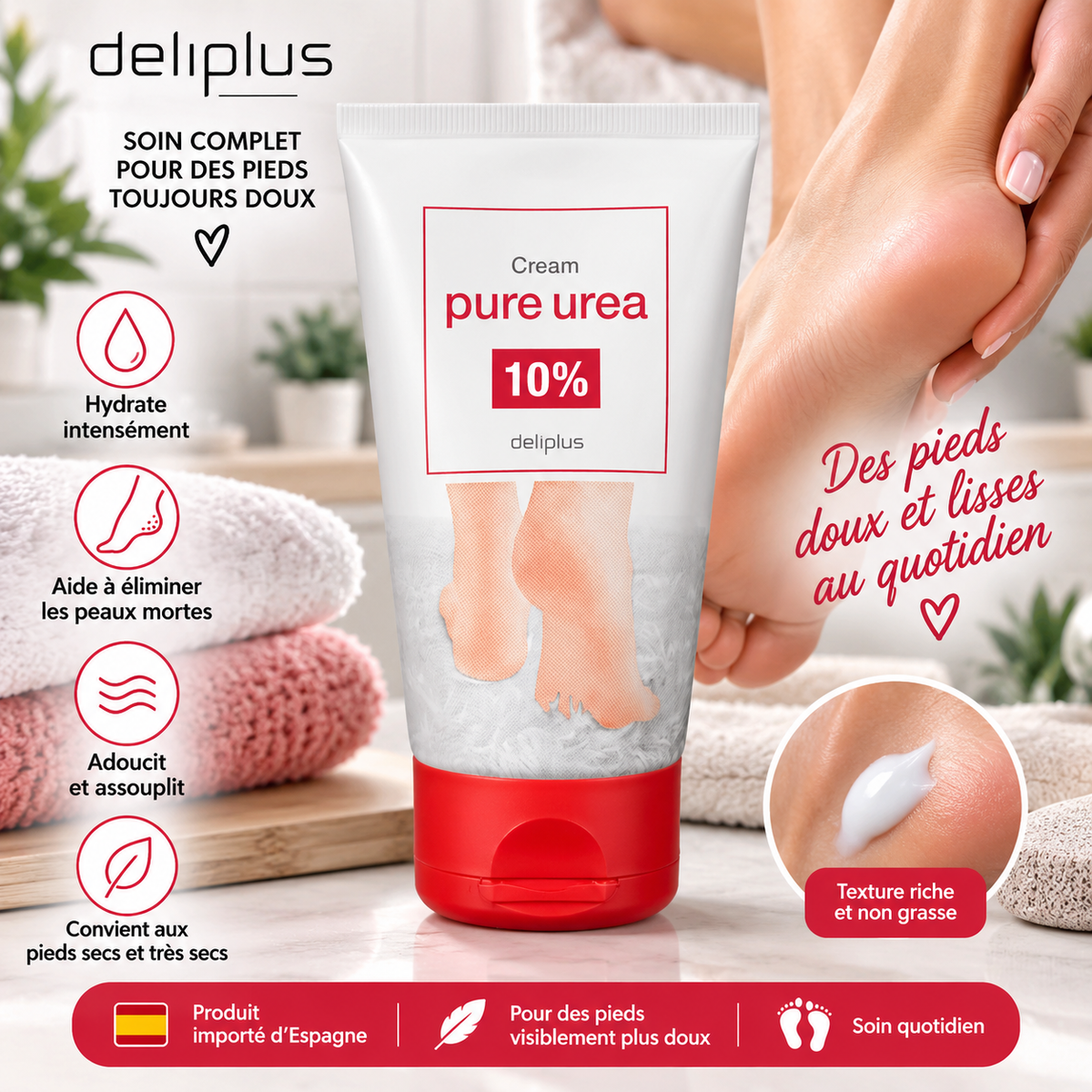 Crème pieds Pure Urea 10%