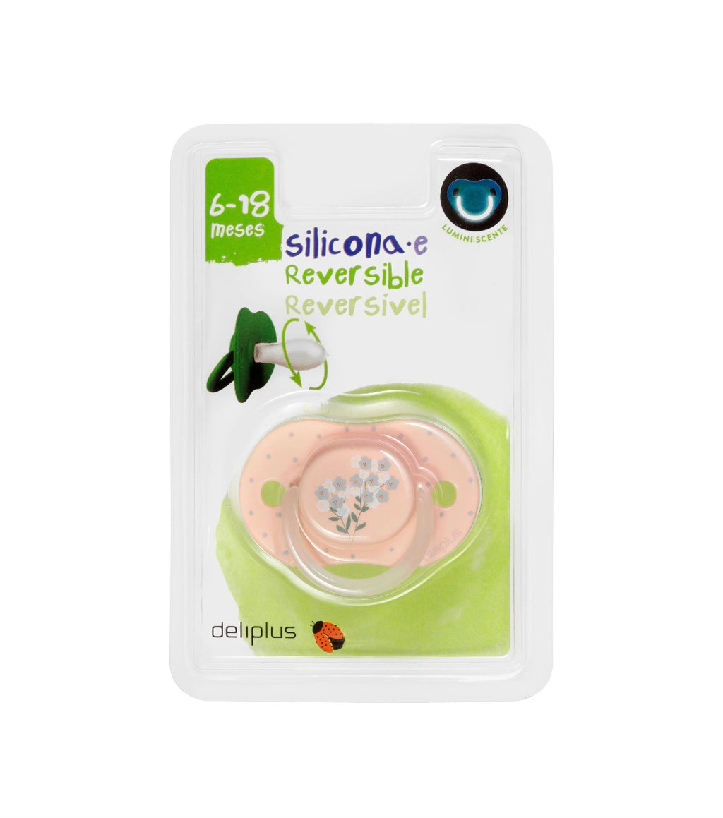 Sucette bébé réversible en silicone – 6 à 18 mois