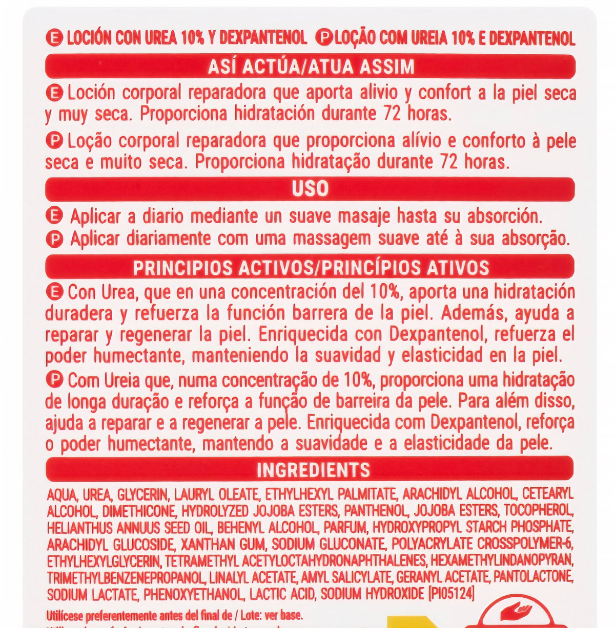 Lotion Corps REPARA – Urée 10 % & Dexpanthénol