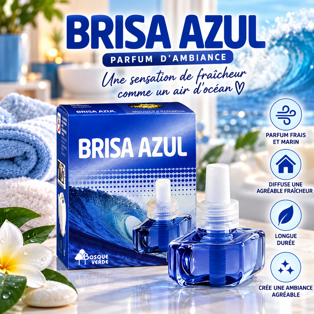 🌊 Recharge PARFUM D’AMBIANCE BRISA AZUL