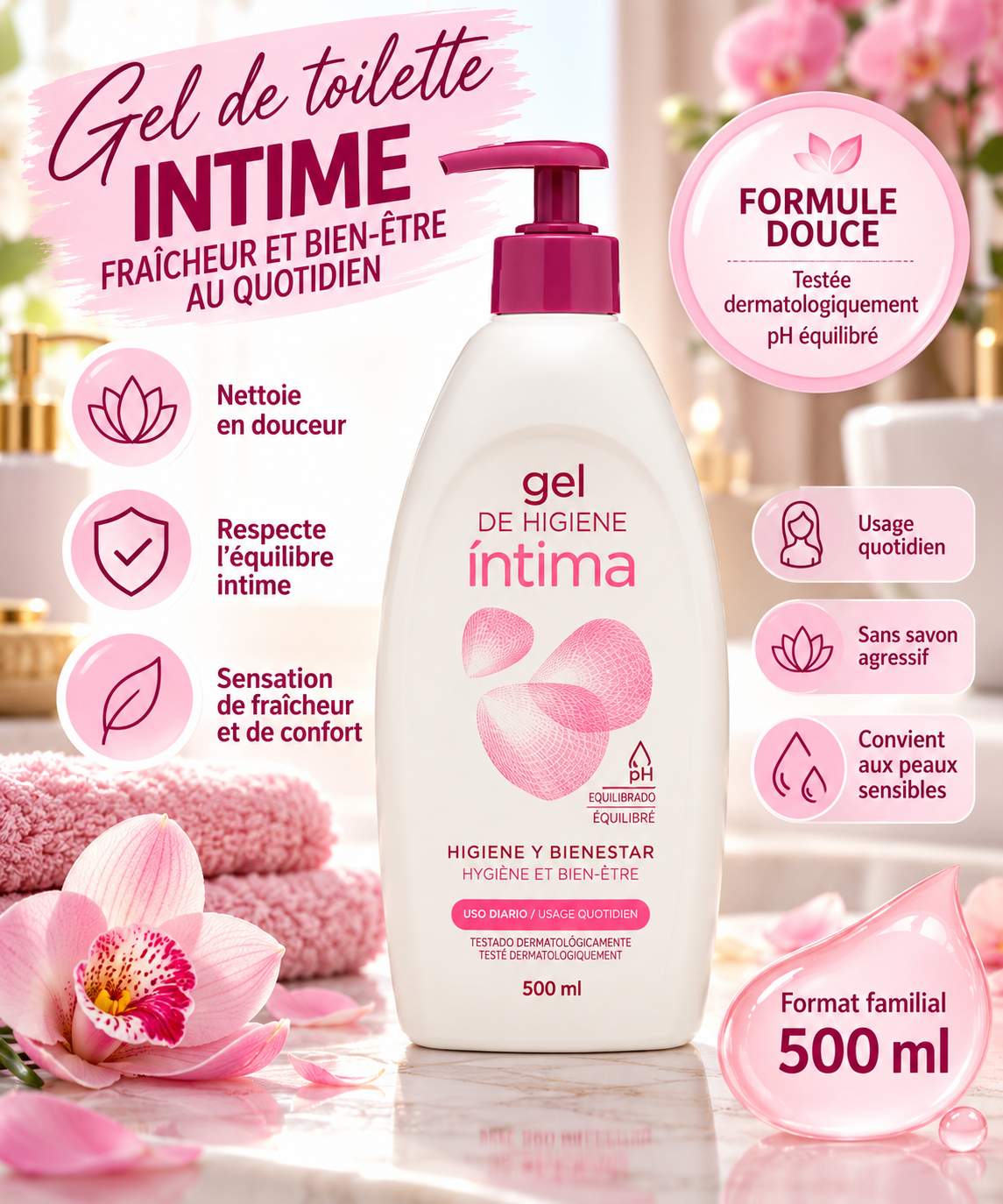 Gel d'hygiène Intime