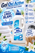 Gel Oxi Active – Spécial linge blanc