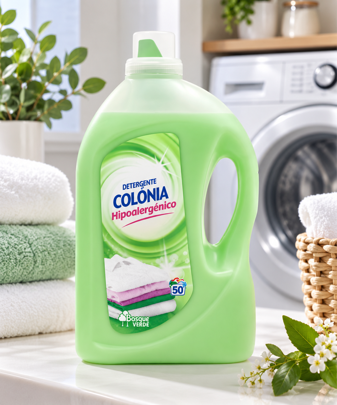 Lessive Colónia Hypoallergénique – Bosque Verde 🌿