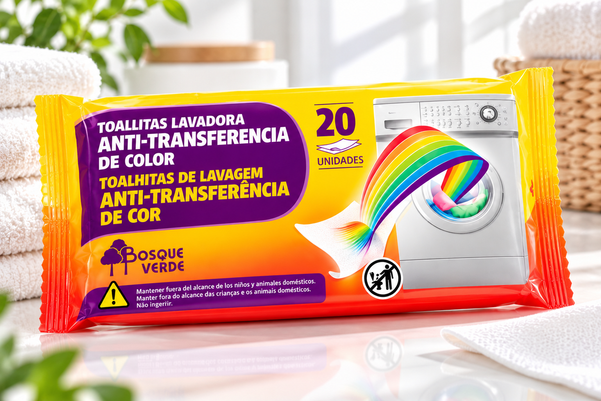 Lingettes Anti-Transfert de Couleurs – 20 unités