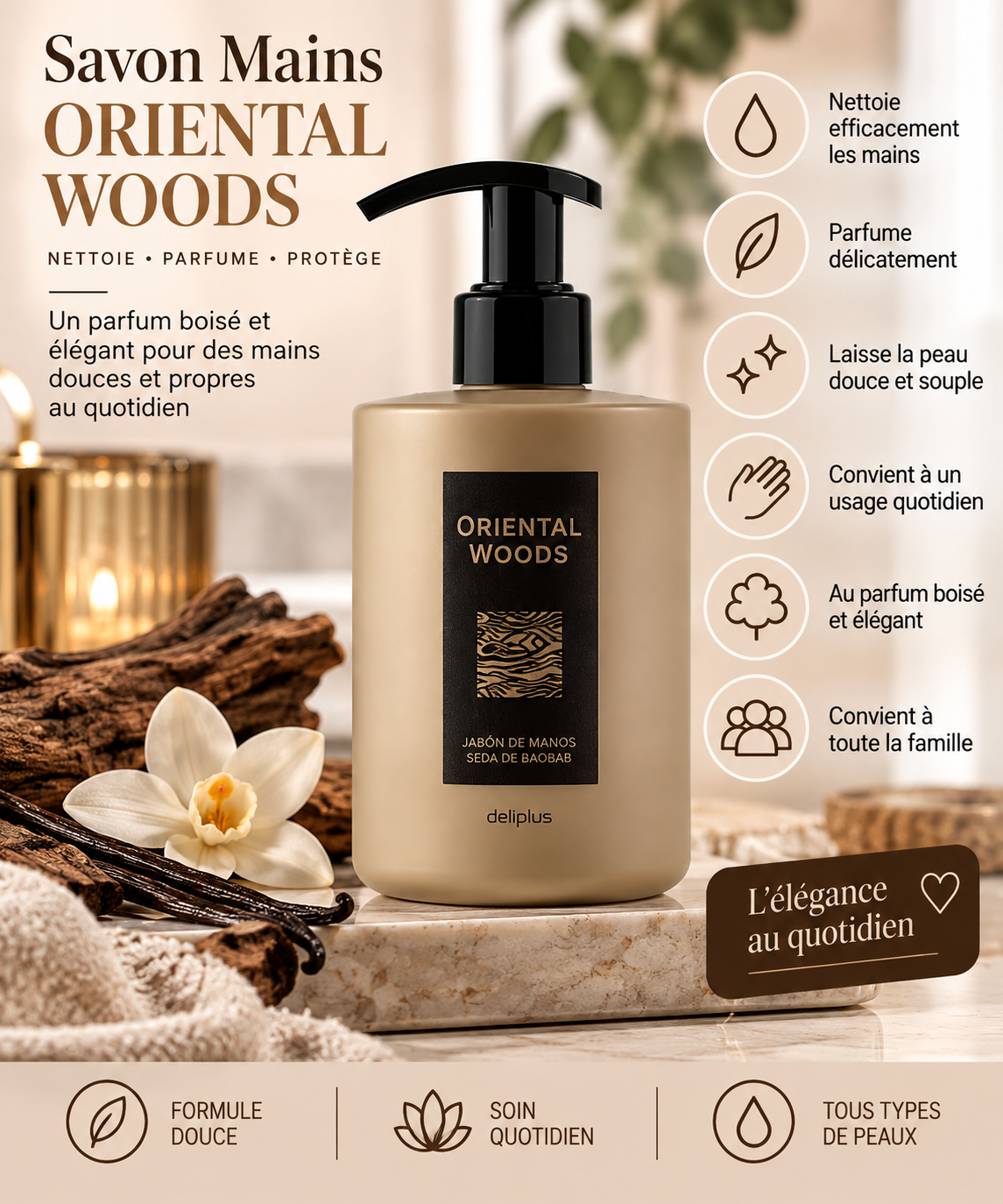 Crème Mains Oriental Woods