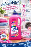 Gel Oxi Active- Détachant spécial couleur