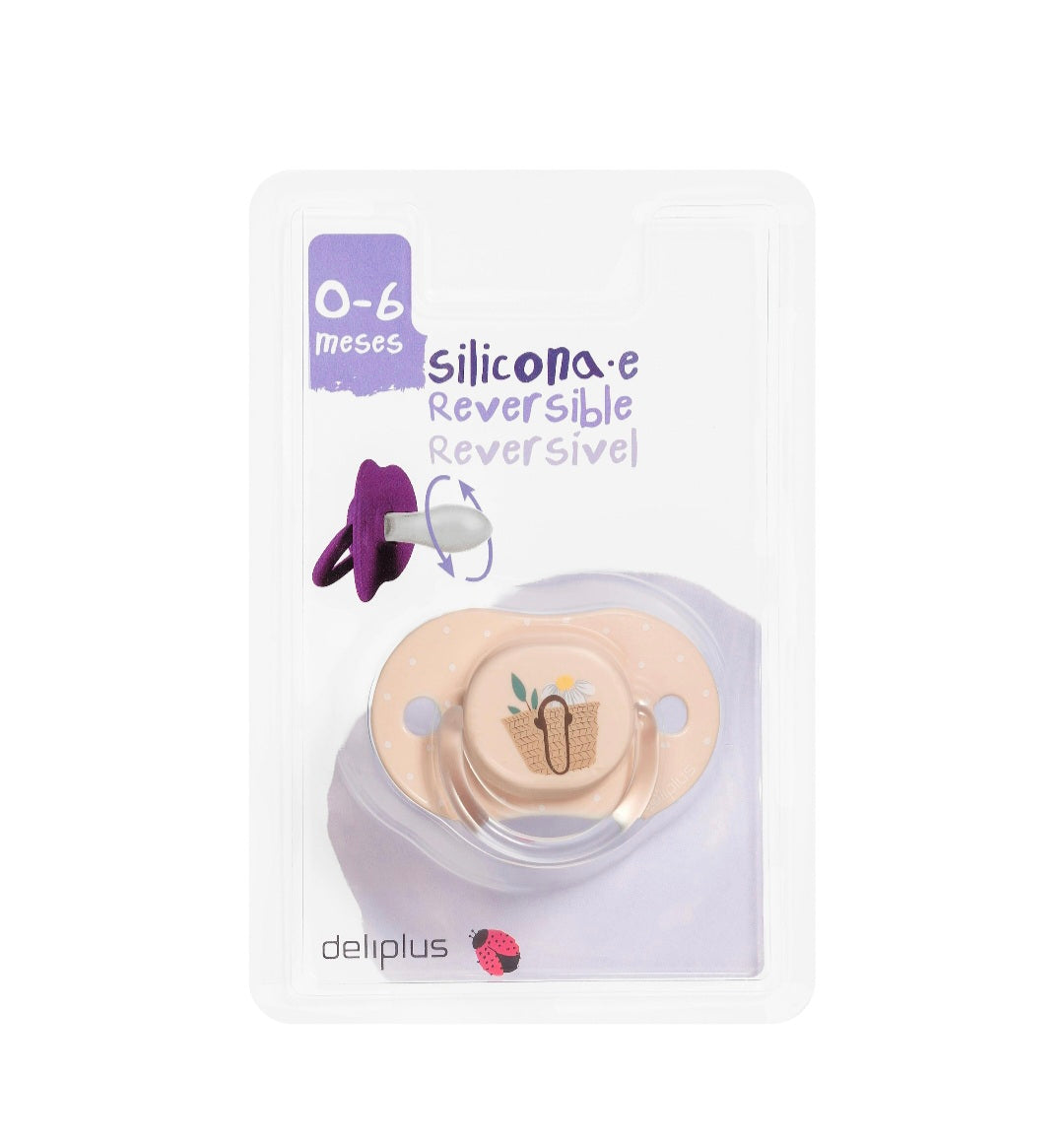 Sucette bebe réversible 0-6mois