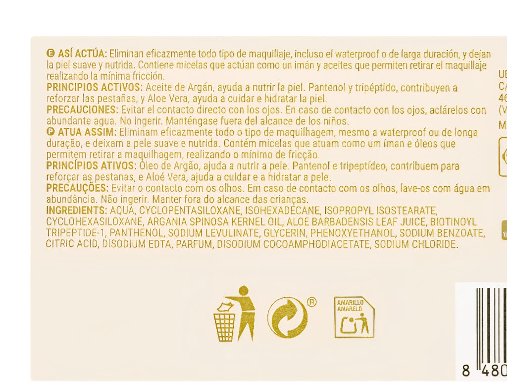 Lingettes Démaquillantes Micellar & Oil – 25 lingettes