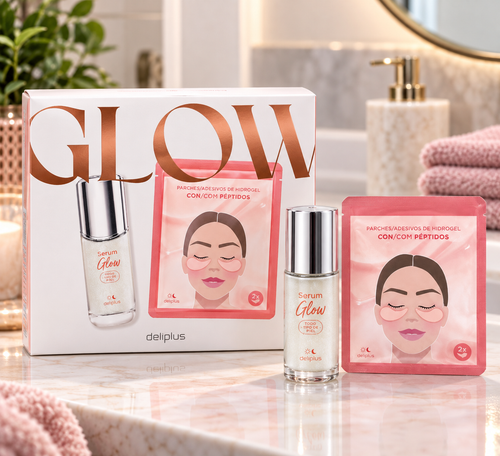 Coffret Glow – Sérum + Patchs Yeux ✨💗